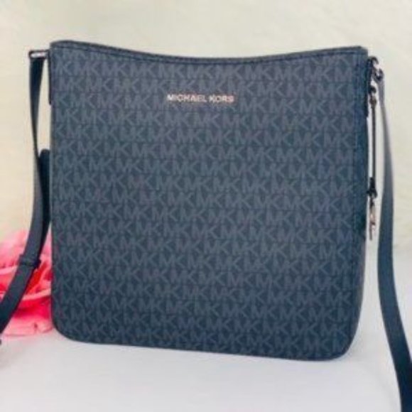 🌺NWT Michael Kors LG Crossbody Bag Black - Picture 4 of 8